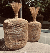 Natural Rattan Floor Lamp